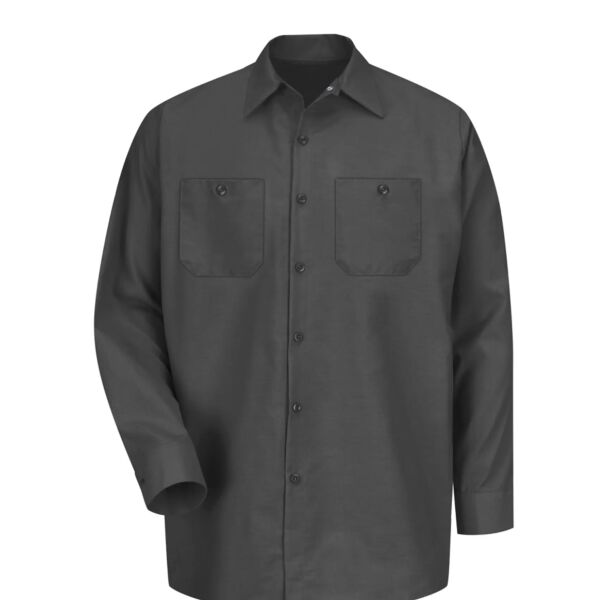 Premium Long Sleeve Button Up Work Shirt Thumbnail